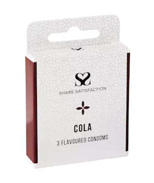 Share Satisfaction Cola Flavoured Condoms - 3 Pack - Cola — image 5 of 5