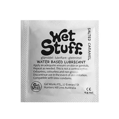 Wet Stuff 4g Sachet Salted Caramel 4g