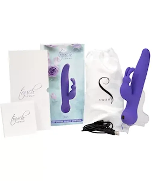 Swan Touch Duo Vibrator - 9 Inch — image 11 of 12