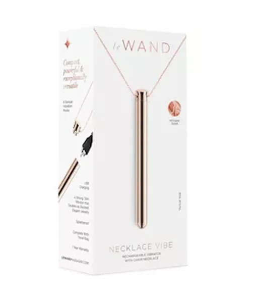 Le Wand Chrome Vibrating Necklace - Pink — image 7 of 10