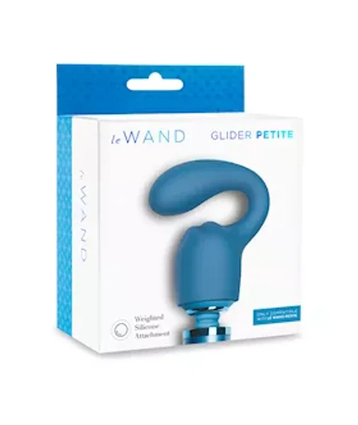 Le Wand Petite Glider Weighted Silicone Attachment - Dark Blue — image 6 of 8