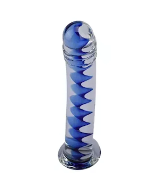Lucent Blue Lines Glass Massager  - 6.2 Inch — image 2 of 2