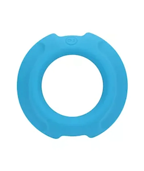 Optimale Flexisteel Silicone Metal Core Cock Ring - Blue - 35mm — image 4 of 6