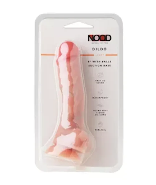 Nood Realistic Veined Dildo - 6 Inch — image 5 of 6