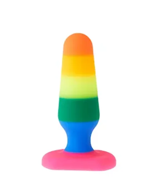 Play Mini Beginner Butt Plug - Rainbow - 2.9 Inch — image 3 of 4