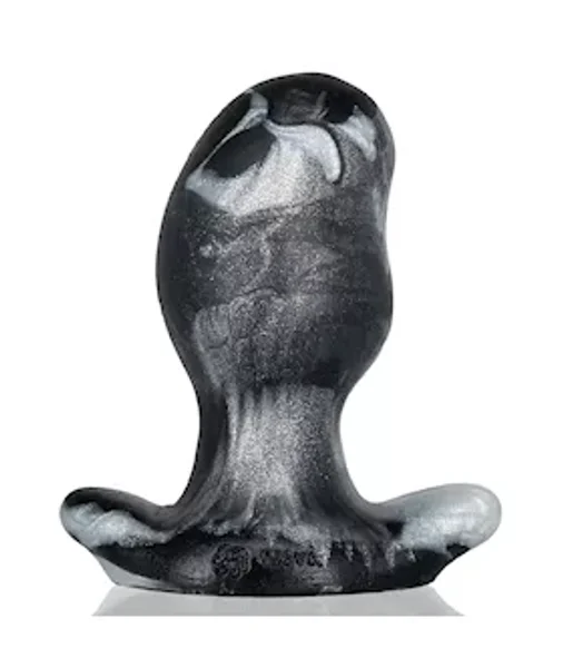 Ergo Buttplug - Silver/black - Extra Small — image 2 of 2