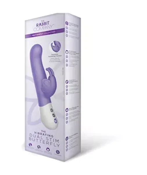 Vibrating Butterfly Dual Stim Vibe - 7.8 Inch — image 5 of 6
