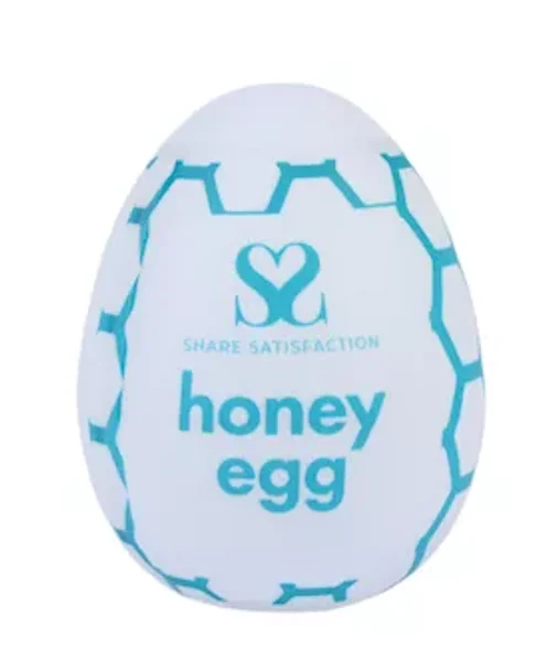 Share Satisfaction Honey Egg Stroker - White — image 4 of 6