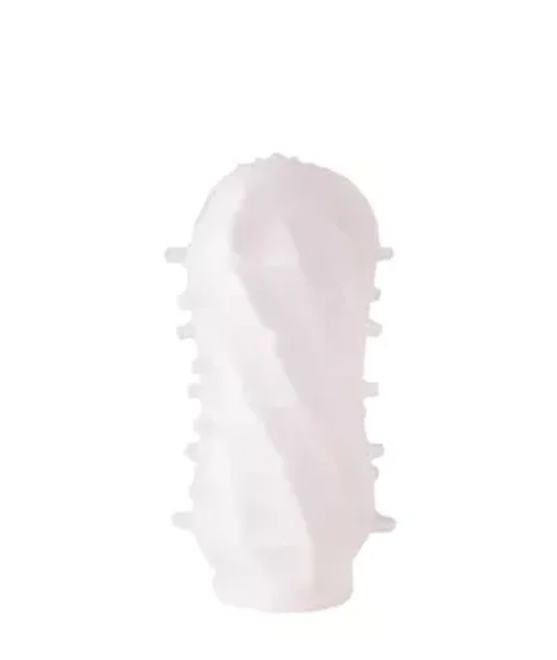 Share Satisfaction Reversible Swirl Stroker - Clear — image 6 of 6