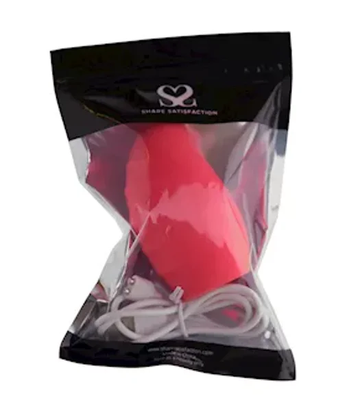 Share Satisfaction Suction Vibrator - Red - 3.2 Inch — image 10 of 10