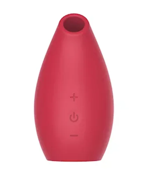 Share Satisfaction Suction Vibrator - Red - 3.2 Inch — image 6 of 10