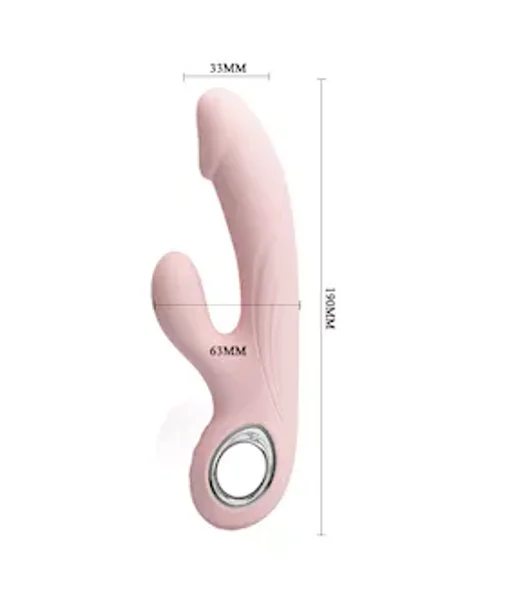 Selene Realistic Rabbit Vibe - Pink - 7.4 Inch — image 11 of 14
