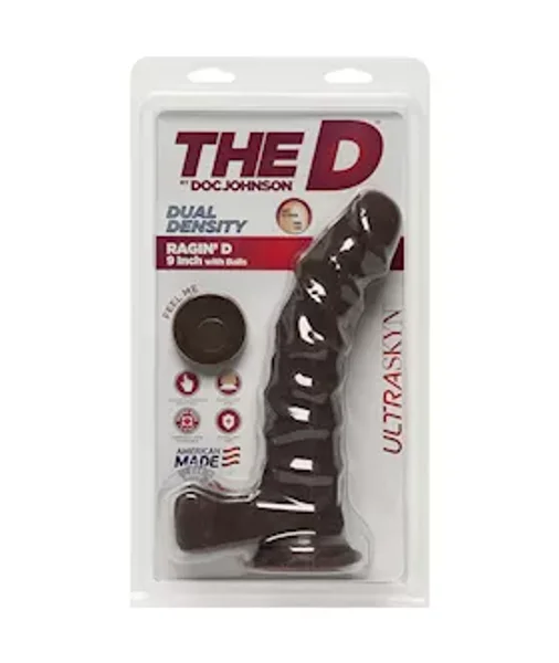 The D - Ragin' D With Balls - 9 Inch  - Chocolate - 9 Inch — image 4 of 4