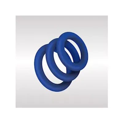Extra Thick Silicone Cock Ring 3 Pk
