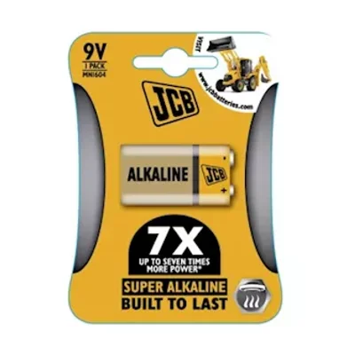 Jcb 9 Volt Super Alkaline Single Pack