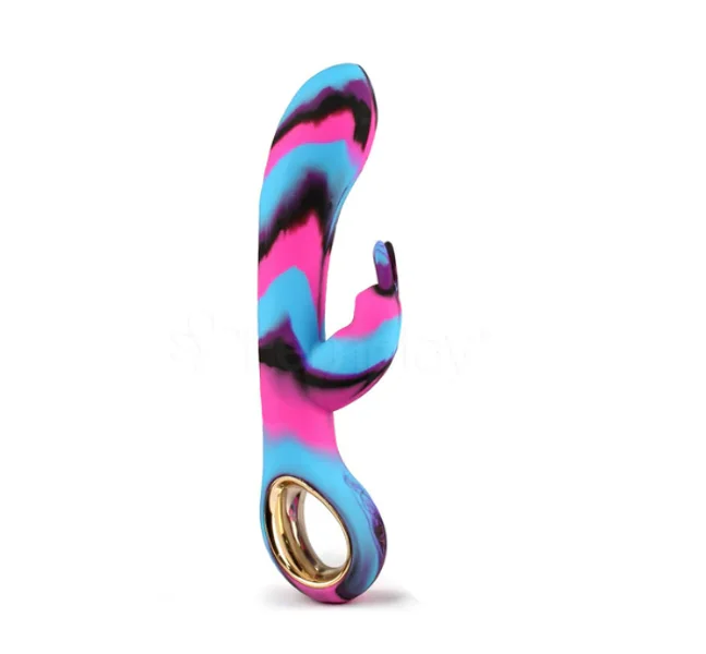 Colourful Camo Dini Vibrator Blue (Heating) — image 3 of 5