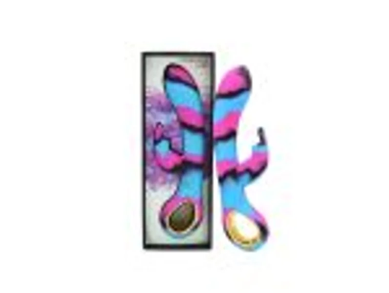 Colourful Camo Dini Vibrator Blue (Heating) — image 4 of 5