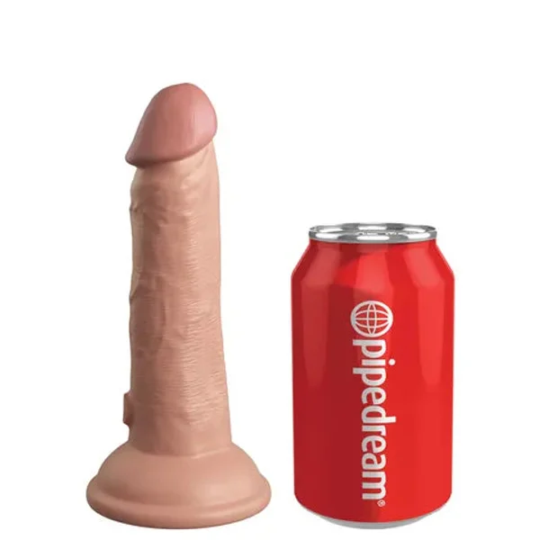 King Cock Elite 6'' Dual Density Cock - Flesh 15.2 cm Dong — image 5 of 6