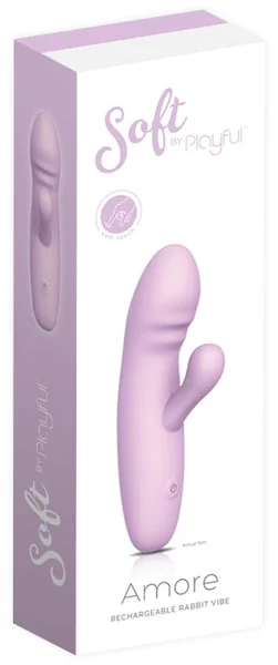 Soft By Playful Amore Rechargeable Rabbit Vibrator — image 12 of 13