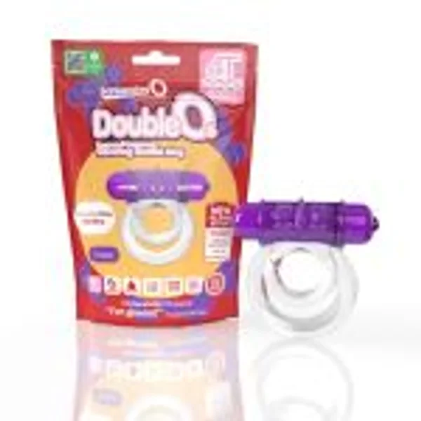 Screaming O 4T DoubleO 6 Super Powered Vibrating Double Ring - Grape — image 2 of 3