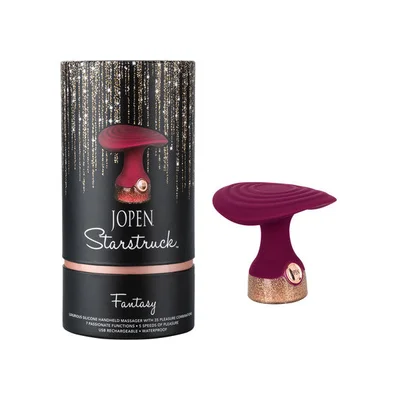 Starstruck Fantasy Uniquely Ribbed Handheld Massager w 35 Functions of Vibration
