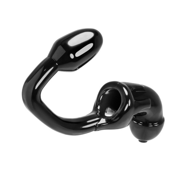 Oxballs Tailpipe Chastity CockLock & Asslock Butt Plug
