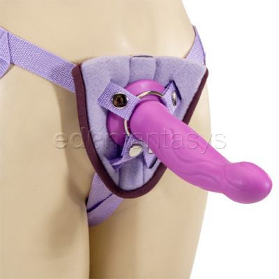 Lover s super strap harness and silicone thruster