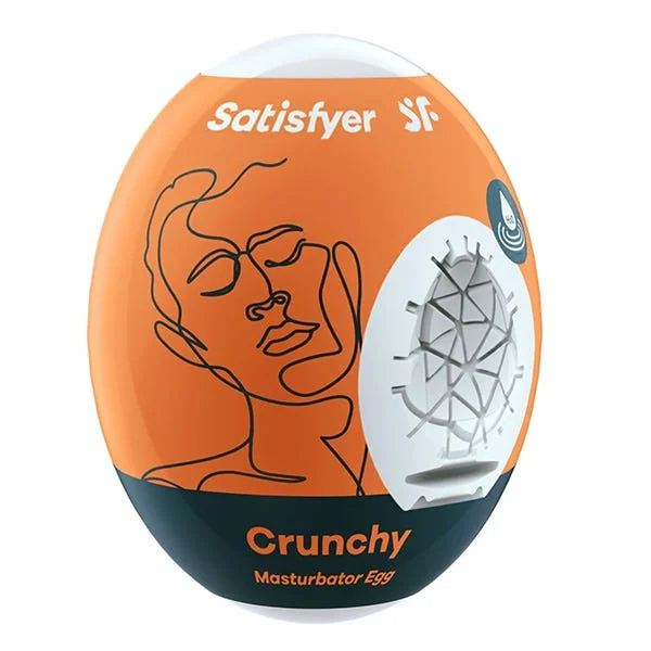 Satisfyer Crunchy Masturbator Egg Stroker Sleeve — image 3 of 6