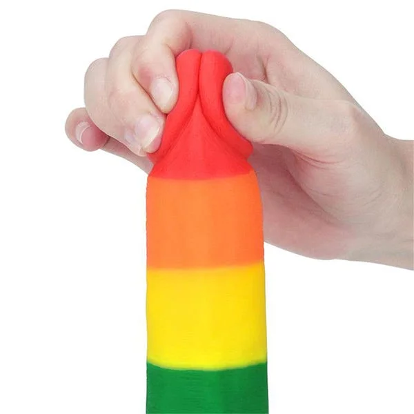 Lovetoy Prider 7.5-Inch Rainbow Dildo — image 14 of 17