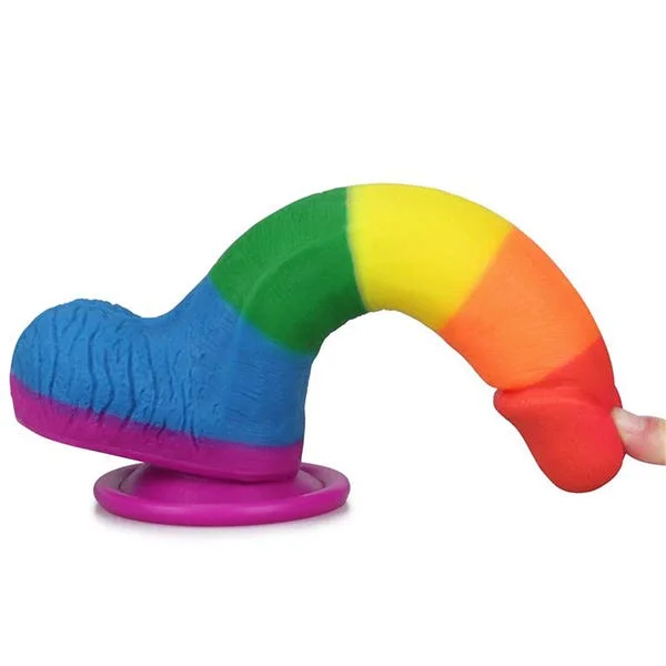 Lovetoy Prider 7.5-Inch Rainbow Dildo — image 15 of 17