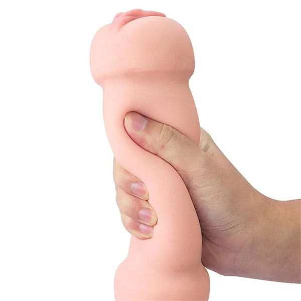 Lovetoy Training Master Double-Sided Stroker Mouth and Vagina Masturbator