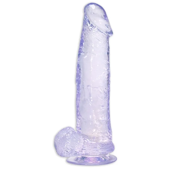 Rod Star #37 - 8" Clear Dildo With Balls — image 2 of 8