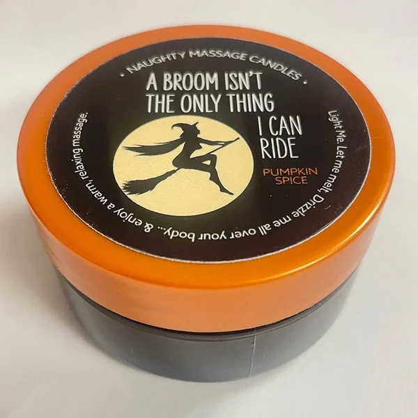 Kama Sutra Massage Candle “A Broom” Pumpkin Spice — image 2 of 2
