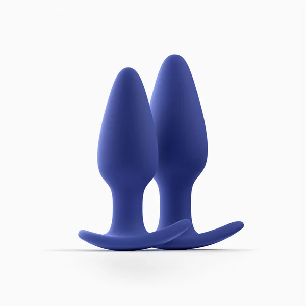 Biird Regii 2-Piece Anal Plug Set Blue — image 9 of 9