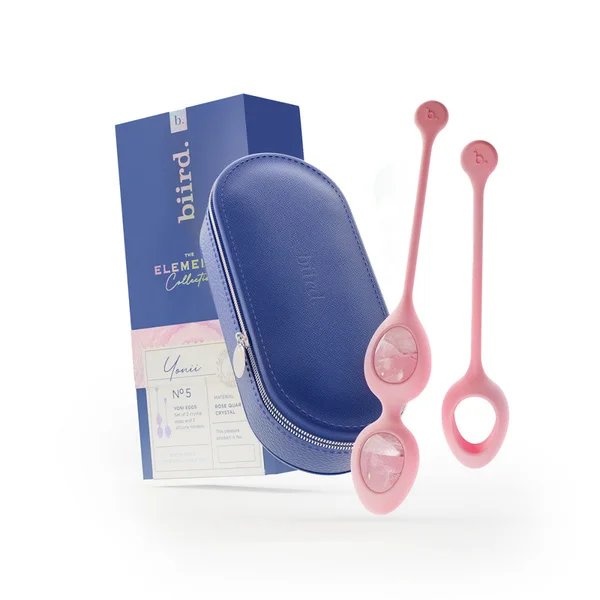 Biird Yonii 2-Piece Rose Quartz Eggs Set — image 7 of 11