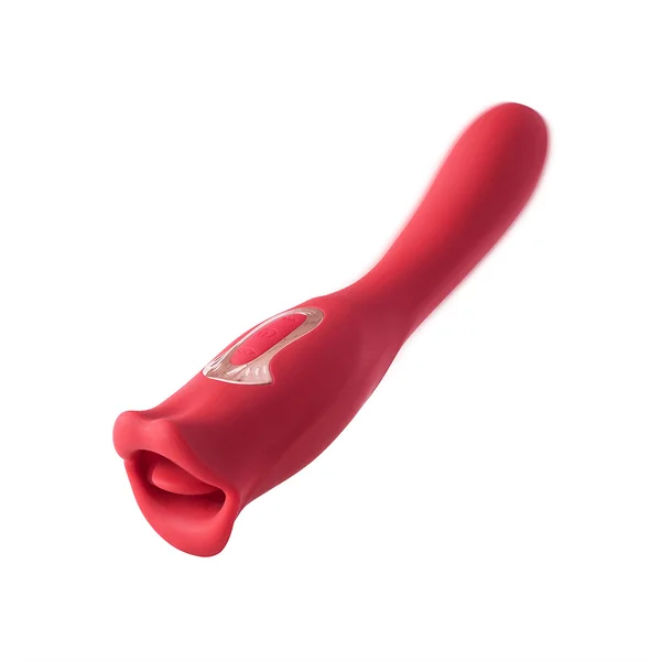 Eva Sucking Mouth Vibrator - Red — image 4 of 7