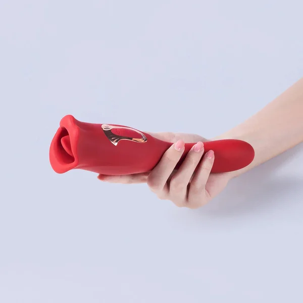 Eva Sucking Mouth Vibrator - Red — image 5 of 7