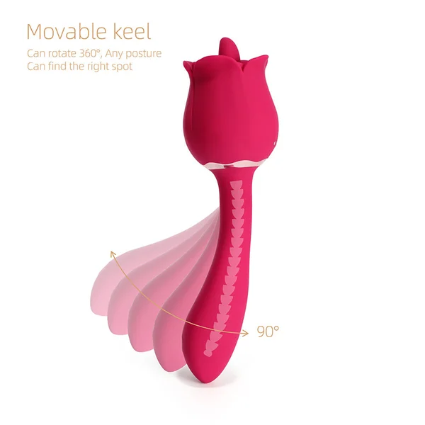 Rhea The Rose Massager - Red — image 11 of 16