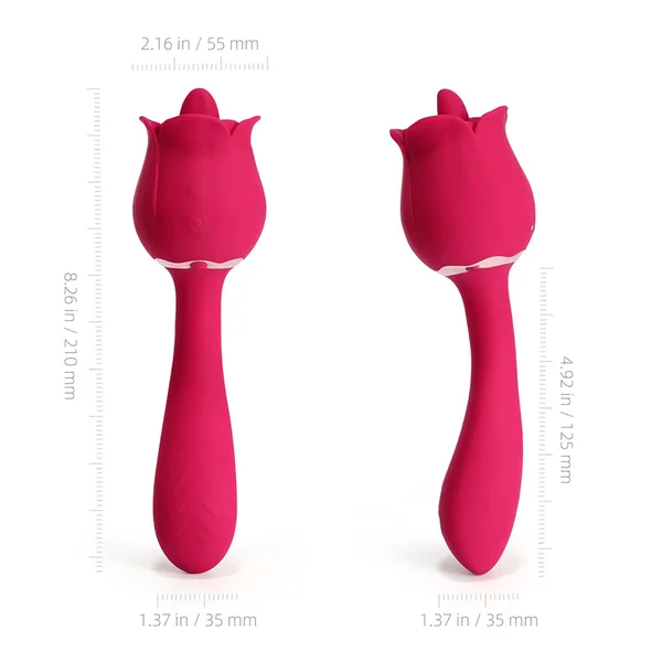 Rhea The Rose Massager - Red — image 14 of 16