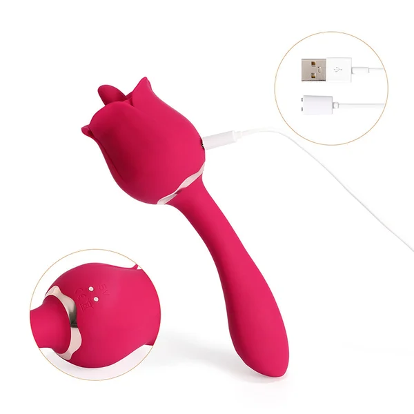 Rhea The Rose Massager - Red — image 13 of 16