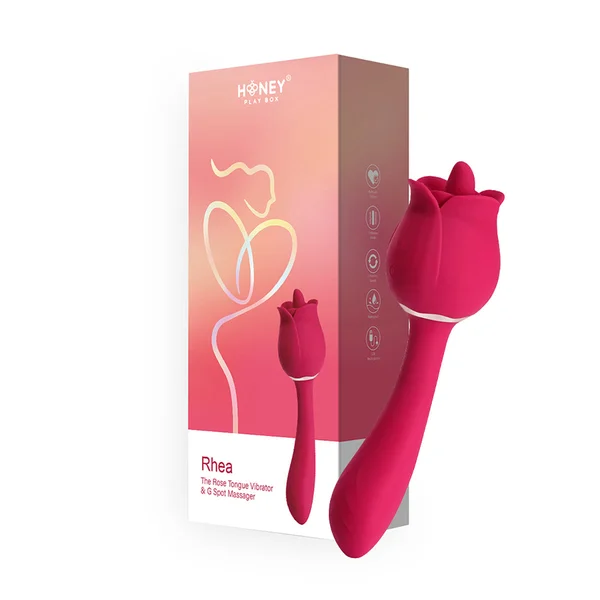 Rhea The Rose Massager - Red — image 12 of 16