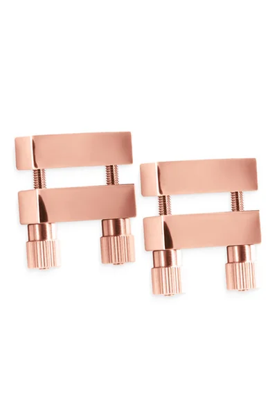 nsnovelties Bound Double Screw Rose Gold Nipple Clamps — image 8 of 12