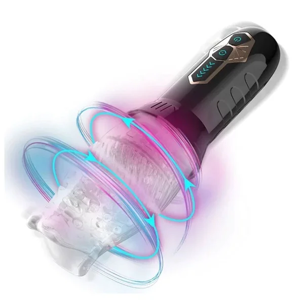 The Male Rose Rotating Sucking Vibrator for Men — image 2 of 11