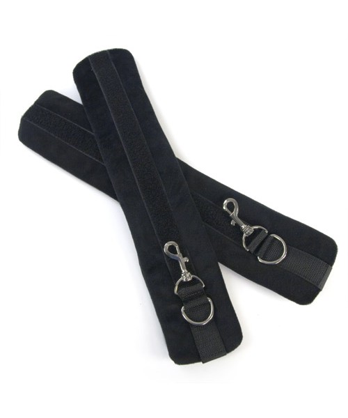 Plushy gear ankle cuffs