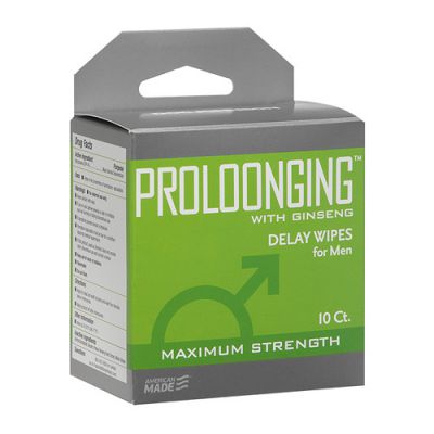 Proloonging with ginseng wipes for men