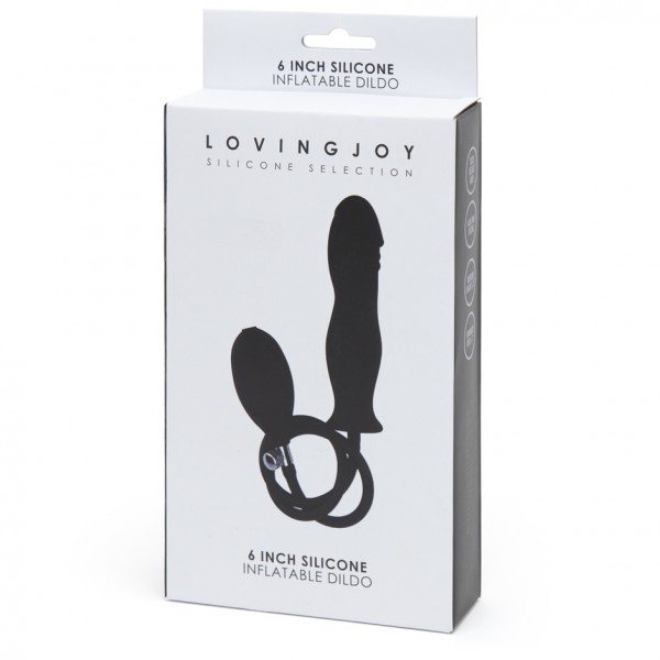 Lovingjoy Silicone Inflatable Dildo 6 Inch
