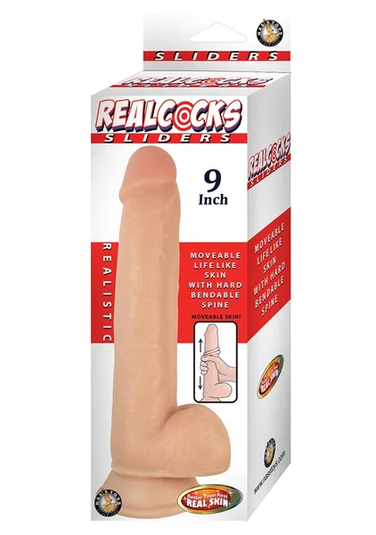 Real Cocks 9 Inch Realistic Sliders Dildo — image 18 of 18