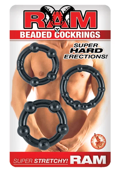 Ram Beaded Cock Rings — image 9 of 13