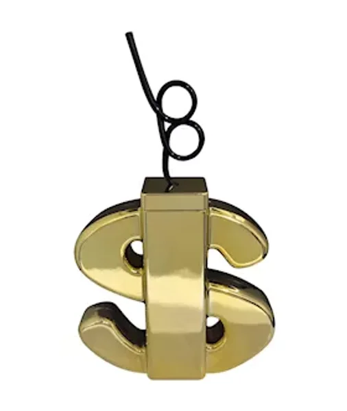 Metallic Gold Dollar Sign Cup — image 8 of 8