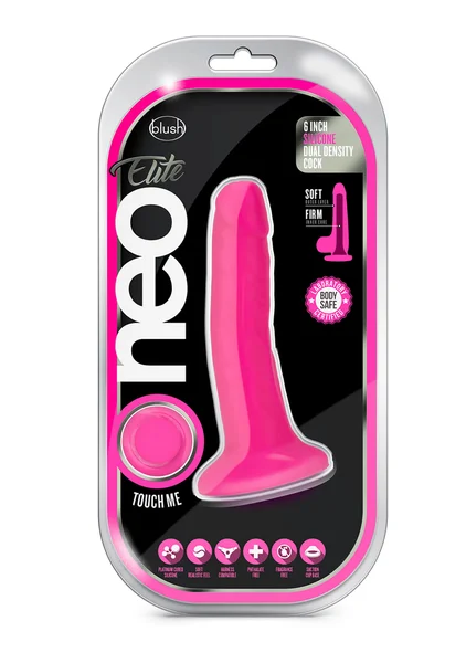 Neo Elite 6 Inch Silicone Dual Density Cock — image 20 of 21